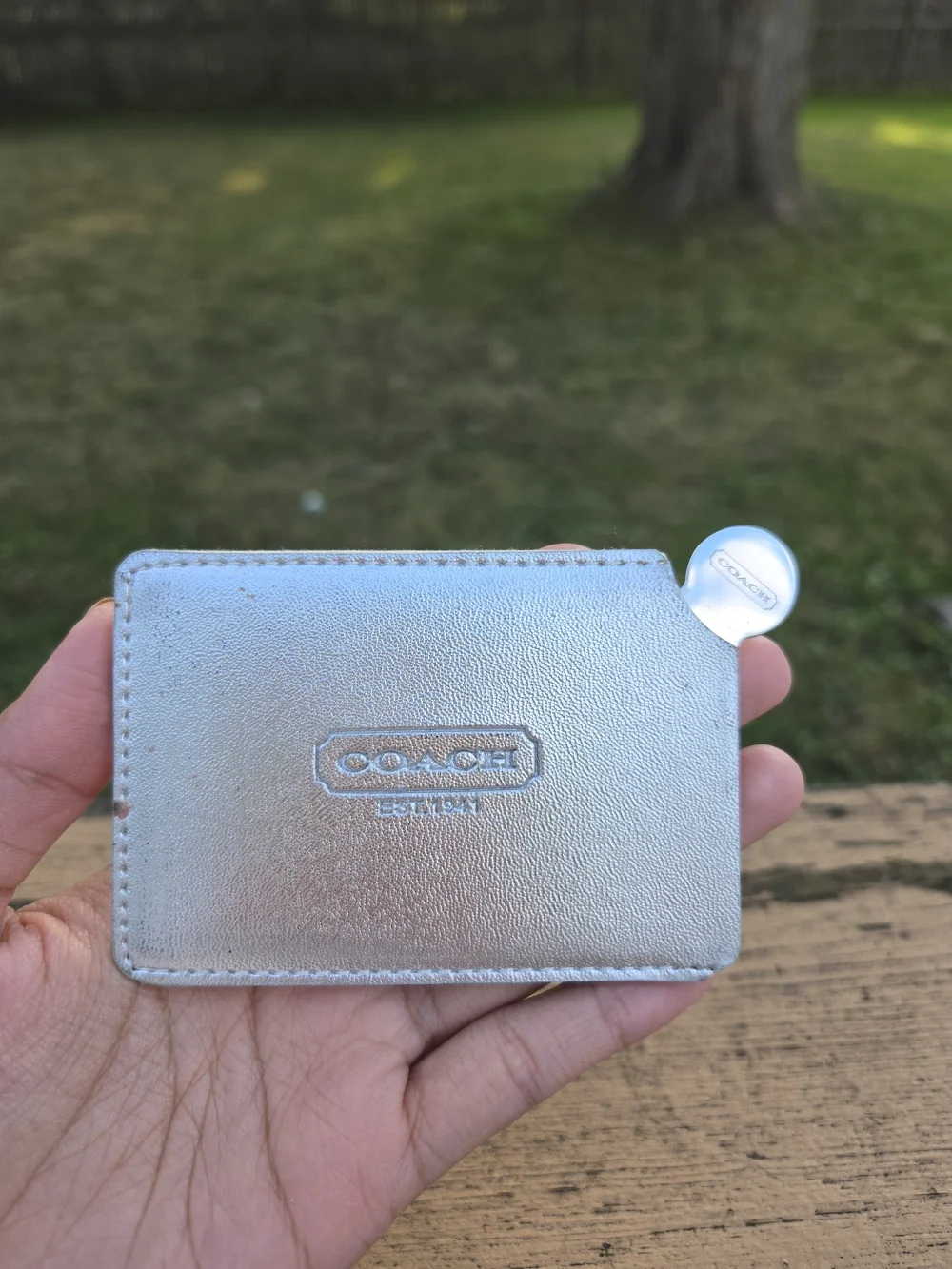 Coach Mirror Silver Sleeve
